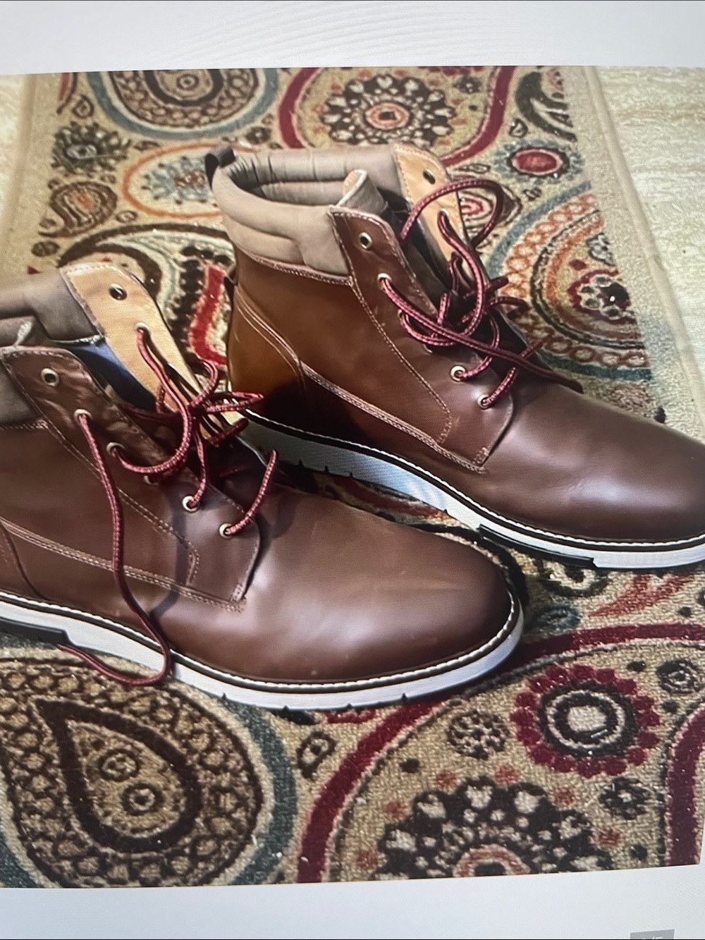 Men’s Levi Leather Boots.